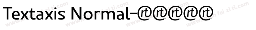 Textaxis Normal字体转换